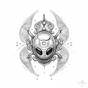 hollow knight tattoo design idea