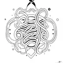 number 6 tattoo design idea