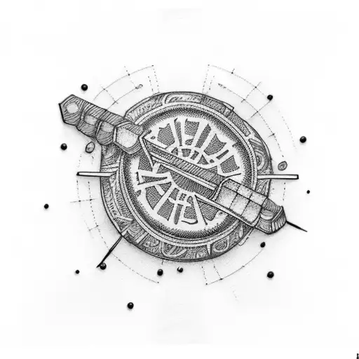 kebab tattoo design idea