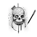 kebab tattoo design idea