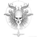 Icarus mythology tattoo design idea