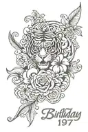 Birthday 1971 tattoo design idea