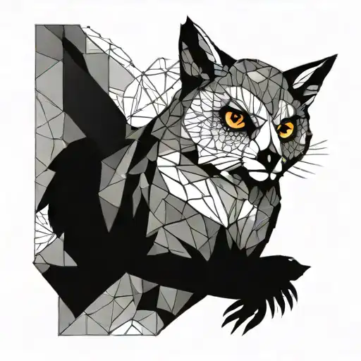Owl, Fox and panda bear tattoo design idea