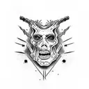 ash evil dead tattoo design idea