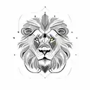 a lion, representing Leo, sagittarius n arrow or a bow, which can be integrated into the lion’s mane tattoo design idea