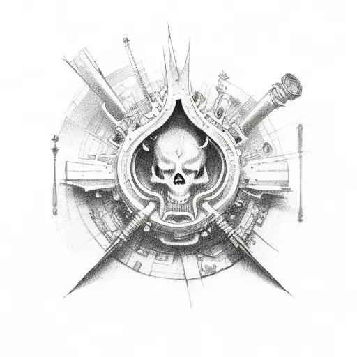 mortality potion tattoo design idea