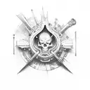 mortality potion tattoo design idea