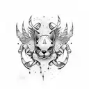 hip hop  tattoo design idea