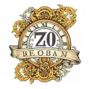 Roman numerals spelling 70.3 tattoo design idea