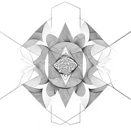 ripple effect tattoo design idea