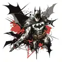 Batman tattoo design idea