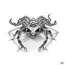 scorpion devil tattoo design idea