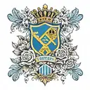 Boca Juniors and Argentine soccer team with flowers tattoo design idea