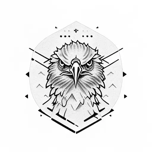 eagle and snake tattoo design idea