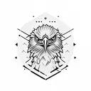 eagle and snake tattoo design idea