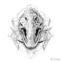 dinos et damso  tattoo design idea