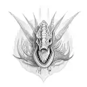 dinos et damso  tattoo design idea