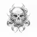 memento mori tattoo design idea