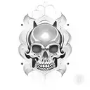 memento mori tattoo design idea