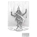 tarot the fool tattoo design idea