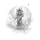 tarot the fool tattoo design idea