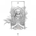 tarot the fool tattoo design idea