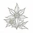 edelweiss ww2 symbolizing strength and pureness  tattoo design idea