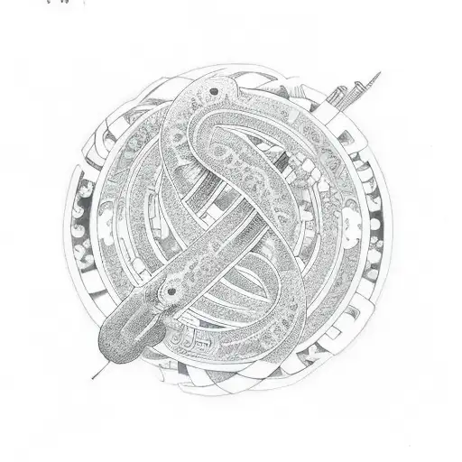 Infinity Symbol tattoo design idea