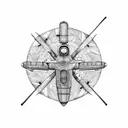 seaking helicopter tattoo design idea