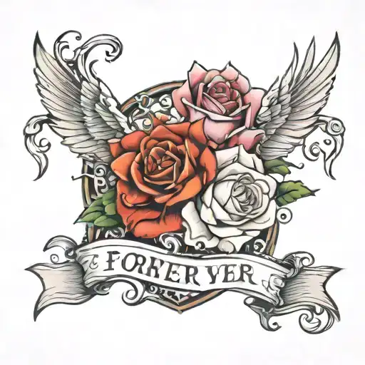 forever and ever amen tattoo design idea