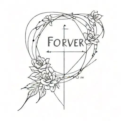 forever and ever amen tattoo design idea