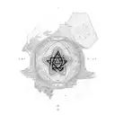 israel map tattoo design idea