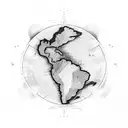 israel map tattoo design idea