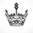 Queen's Crown tattoo design idea