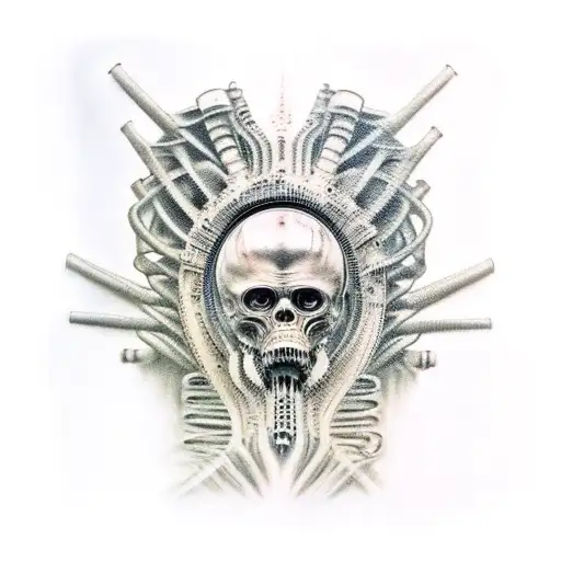 H.R Giger tattoo design idea