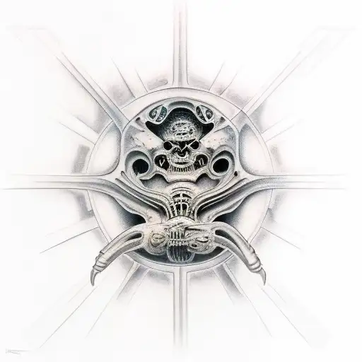 H.R Giger tattoo design idea