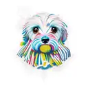 cockapoo tattoo design idea