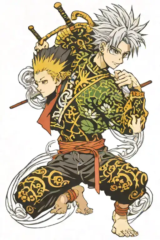 anime hunter x hunter tattoo design idea