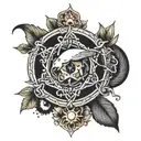 Ophanim tattoo design idea