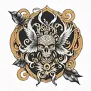 Ophanim tattoo design idea