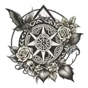 Ophanim tattoo design idea