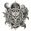 Ophanim tattoo design idea