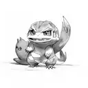 charmander  tattoo design idea