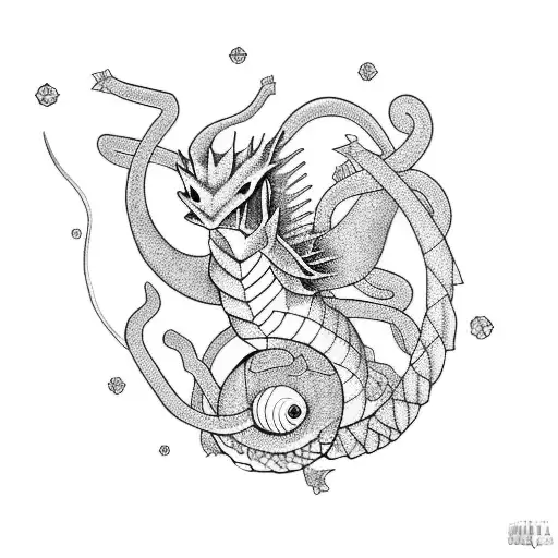 Gyarados  tattoo design idea