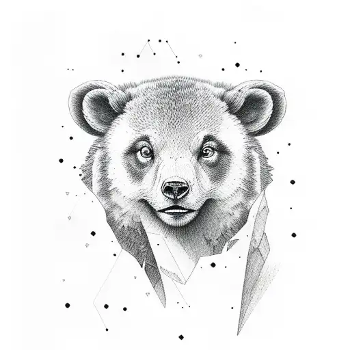 ursa major tattoo design idea