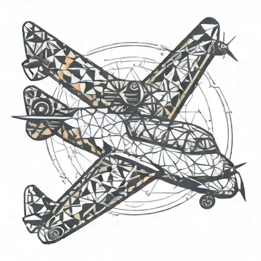 aviation tattoo design idea