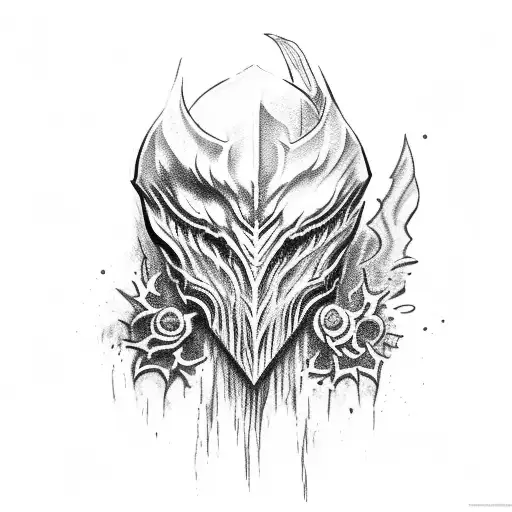 bloodborne hunter  tattoo design idea