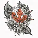 Canada tattoo design idea