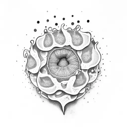 rafflesia tattoo design idea