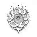 rafflesia tattoo design idea